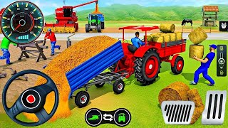 Real Mega Tractor Driving Simulator 2024 - Grand Farming Transport Walkthrough - Android GamePlay #5 screenshot 1