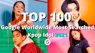 Who Is The Most Searched Kpop Idol On Google 2021 ? [TOP 100]