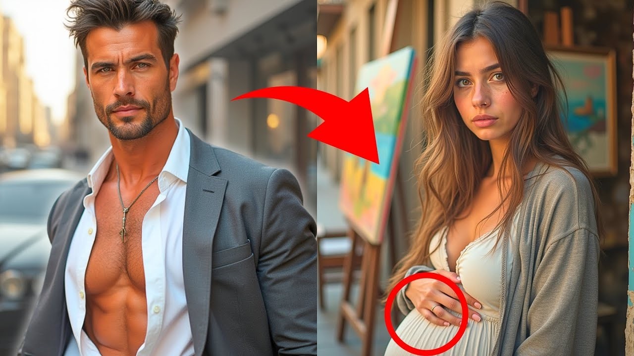 El MILLONARIO la AMÓ, pero la PERDIÓ. Ahora la VE EMBARAZADA y VENDIENDO su ARTE…