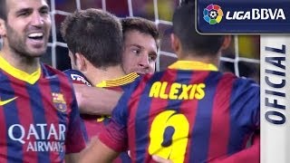 Resumen de FC Barcelona (3-0) Málaga CF - HD - Highlights