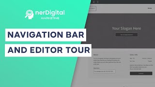 Navigation bar and Editor Tour - nerDigital Web Solutions