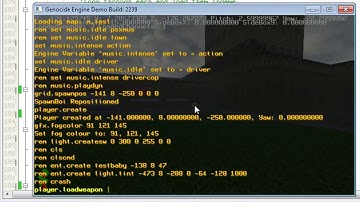 Genocide Engine Adventures: Weapon Scripts and Instruction Set