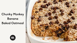 Chunky Monkey Banana Oatmeal