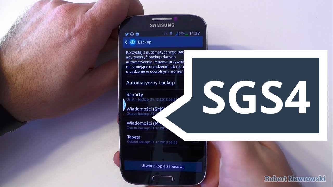 Samsung Galaxy S4 Backup, ustawienia fabryczne i ...