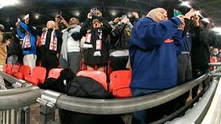 360 VR video Harry Kane penalty after Bellingham foul. How it feels to be blocked by security. Oct23 screenshot 2