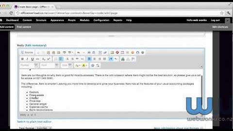 How to create a basic drupal page