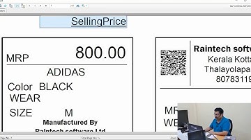 Design your own barcode label and bill formats with Raintech POS Gold Ultra 2020 watsapp Yes