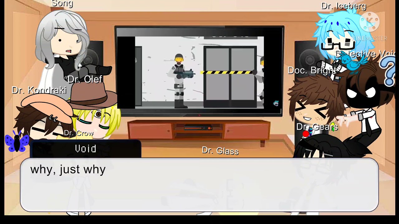 SCP doctors+Void react to SCP-343