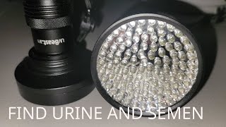 Urine & Semen finder | UV Beast | JoeteckTips Uv Black Light Can Help Detect Stains Not Seen