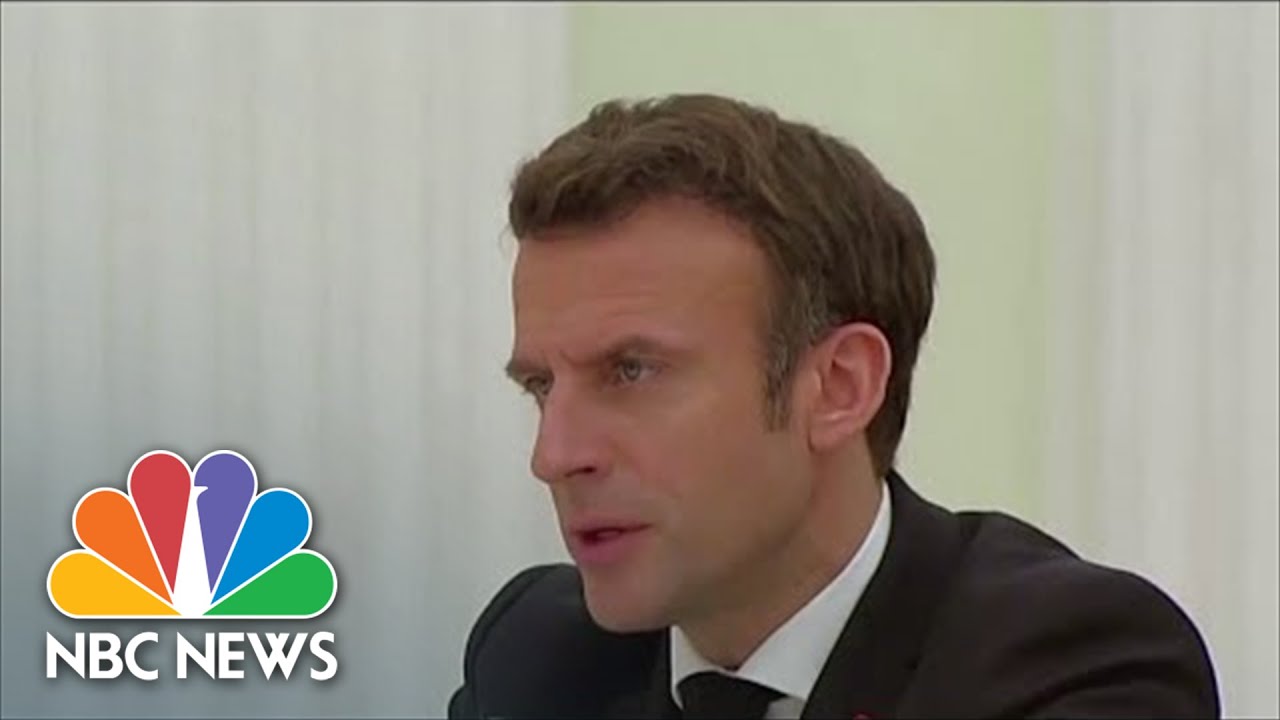 Macron Optimistic On Russia-Ukraine Crisis After Meeting With Putin