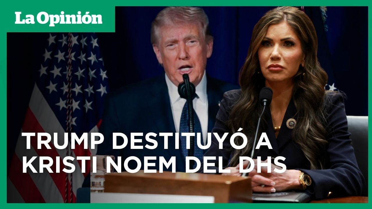 Trump destituyó a Kristi Noem del DHS y nombró a Markwayne Mullin en su lugar / La Opinión