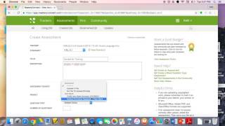 Uploading an assessment to Mastery Connect