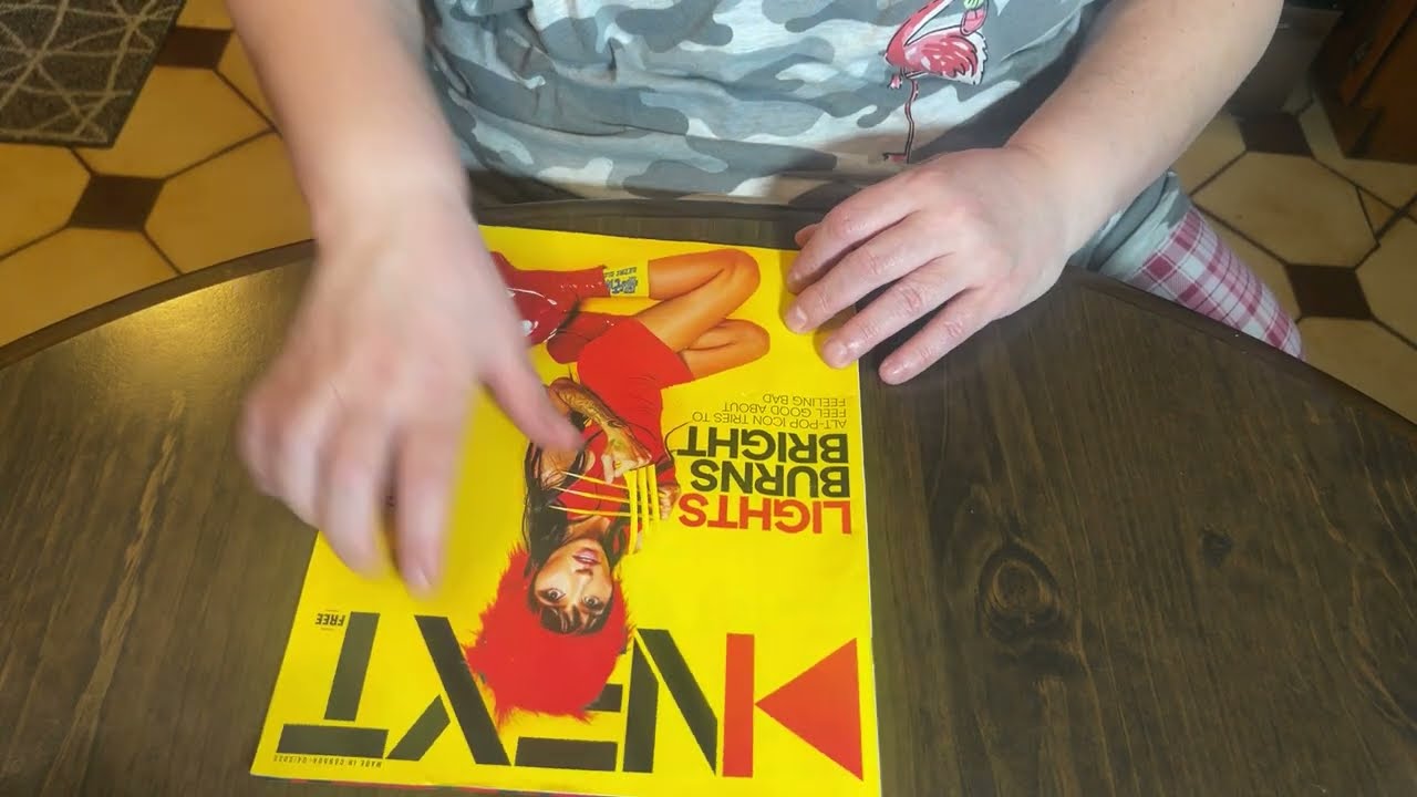 My Mom Tries ASMR (Finger Tracing, Page Turning, NO TALKING)