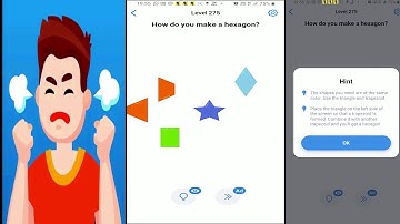 Easy Game Level 275 : How do you make a hexagon?