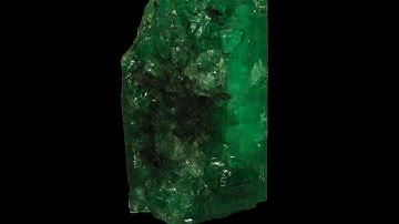 Very Rare Double Terminated Dark Green Natural Colombian Emerald 259.00 Carats