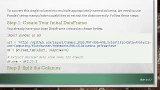 How to Fix Column Recognition Issues in GitHub Datasets Using Pandas