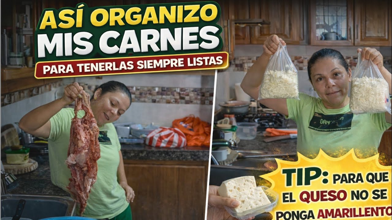 ASÍ ORGANIZO MIS CARNES PARA TENERLAS SIEMPRE LISTAS.