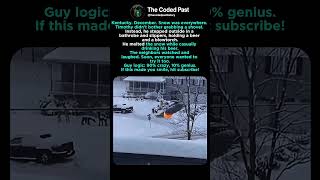 The Craziest Way to Melt Snow 😂🔥