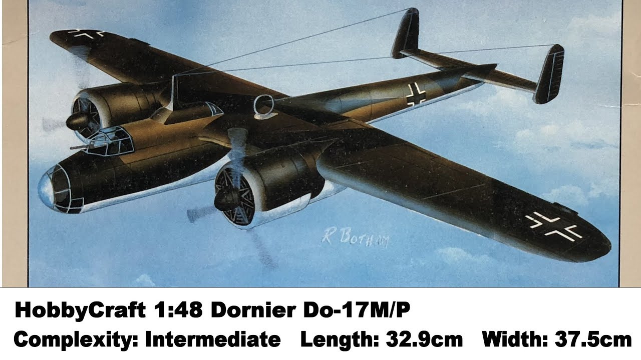 Maquette HOBBYCRAFT Dornier Do 17 Z - 1/48, Modèle Neuf, Référence HC1602