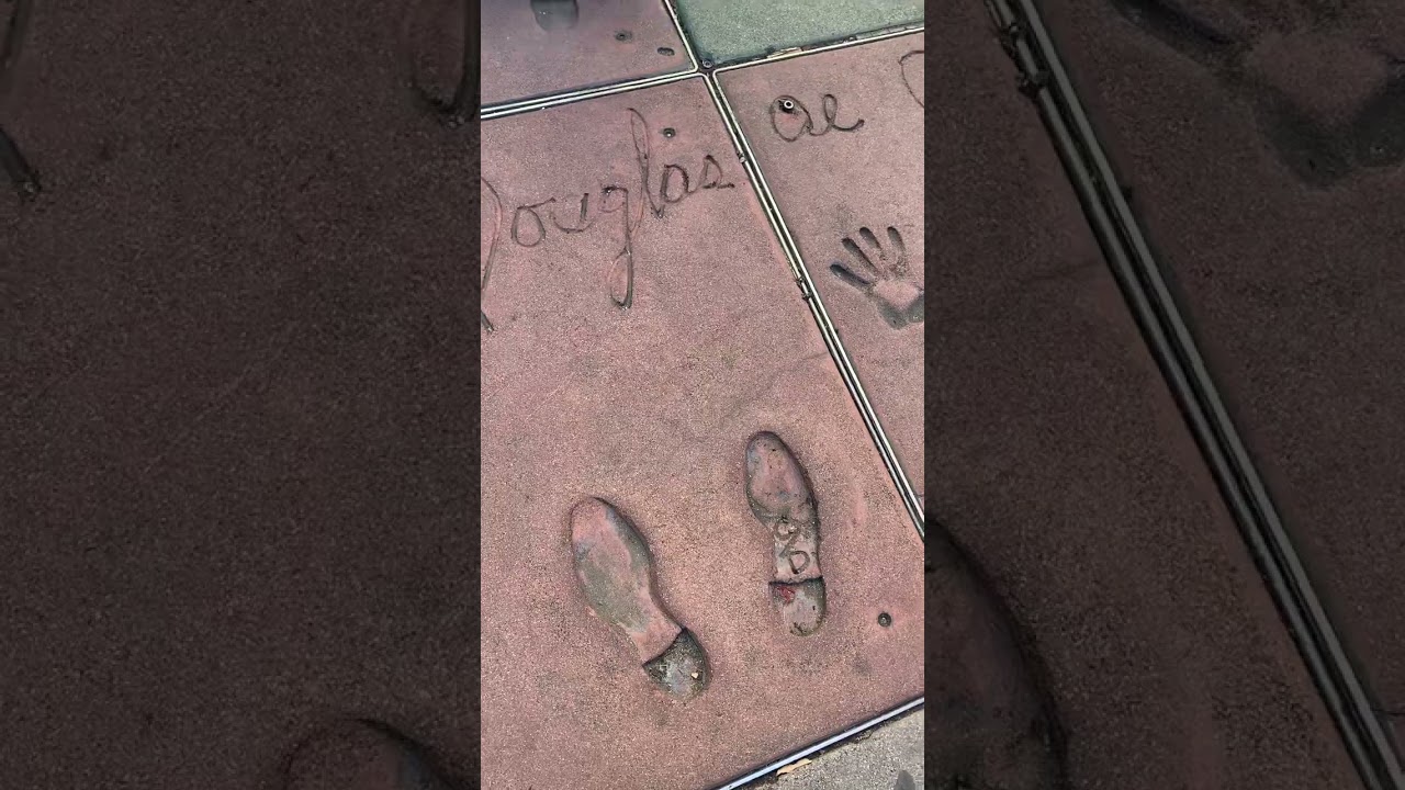 The TCL Chinese Theatre in Hollywood Handprints & Footprints 