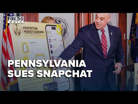 Pennsylvania sues Snapchat for 'compulsive' and 'addicting' impact on children