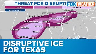 Potentially Dangerous Ice Storms To Hit Parts Of South, Including Texas