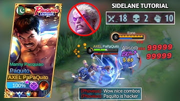 PAQUITO VS PRO PHOVEUS FULL EXPLAIN TUTORIAL | BEST BUILD & EMBLEM FOR PAQUITO | MLBB