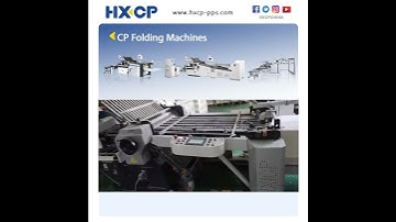 CP Folding Machine is running in China Printing and Binding Factory
