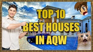 AQW TOP 10 BEST HOUSES + UNRELEASED HOUSE? - ADVENTUREQUEST WORLDS