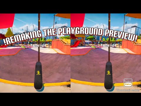 Touch Grind Skate 2: Remaking The Playground Skatepark Preview!