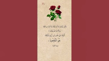 القرآن الكريم _سورة البقرة _أجر لي ولكم #أكتب شيء تؤجر عليه #🦋🤍🌹🌿
