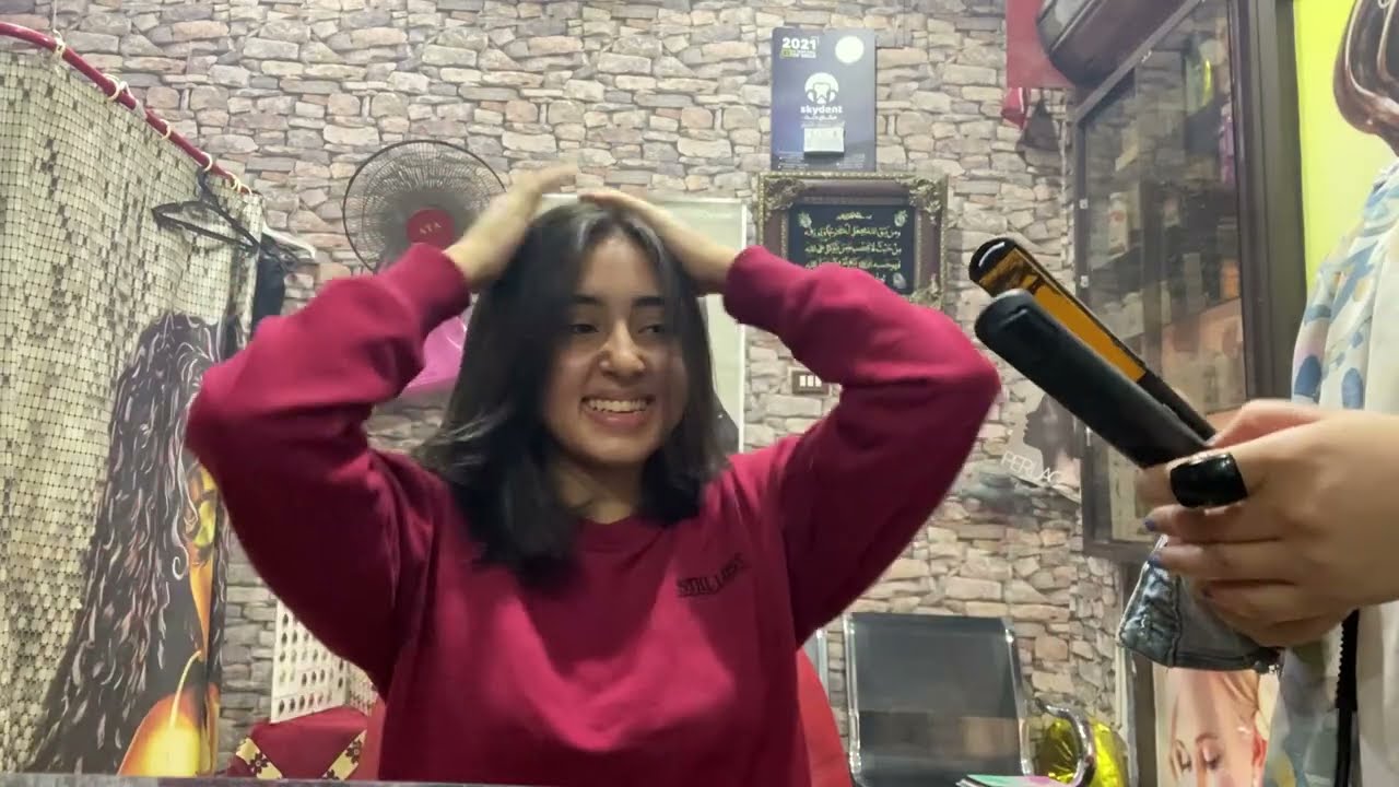 قصيت شعري بدون علم اهلي 🙄