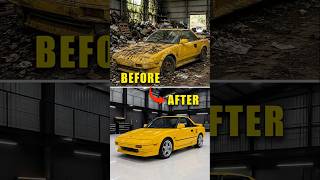 Car Restoration | Toyota MR2 AW11 1987 Full Rebuild from Scrap #shorts