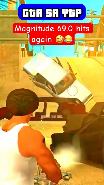 Again Earthquake with Magnitude 69🌍🫨 (GTA SA YTP 133) - #shorts #gta #gtasanandreas #2024 #gtarp