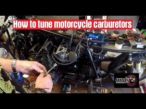 How to tune motorcycle carburetors