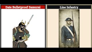 Total War: SHOGUN 2 1vs1: Date Bulletproof Samurai vs Line Infantry (FOTS) REMATCH