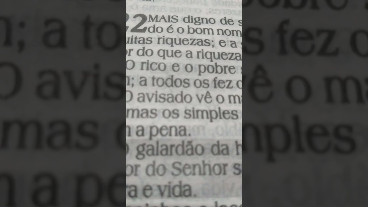  O galardão da humildade e o temor do Senhor