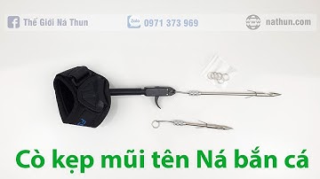 Cò kẹp mũi tên bắn cá Ná cao su