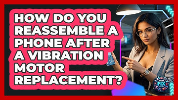 How Do You Reassemble A Phone After A Vibration Motor Replacement? - Phone Fix and Features