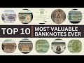 Top 10 Most Expensive Banknotes In The World | USA UK AUS Africa