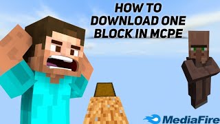 How to Download One Block In MCPE | Mediafire Link ???? | BATMAN DC GAMING Mqdefault