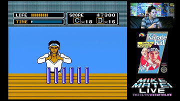 Karate Kid (NES) Mike Matei Live