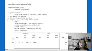 ScreenCast: Inventory Costing