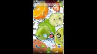 Fruits In Water Live Wallpaper screenshot 1