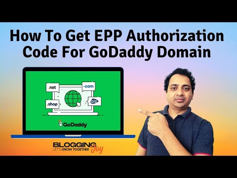 How To Find EPP Authorization Code Of GoDaddy Domain | GoDaddy Tutorial | Transfer Domain Name