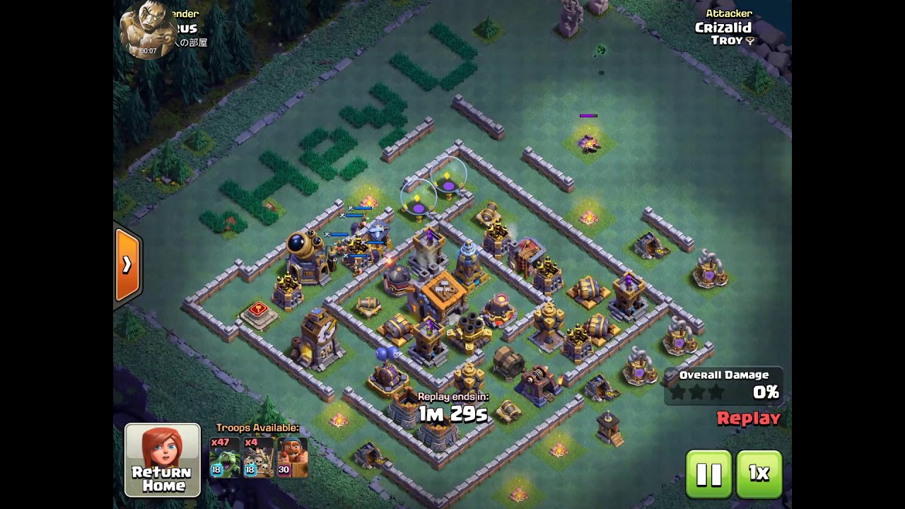 First max builder hall 9 triple (3 stars)