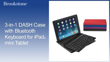 3-in-1 DASH Case with Bluetooth Keyboard for iPad® mini Tablet