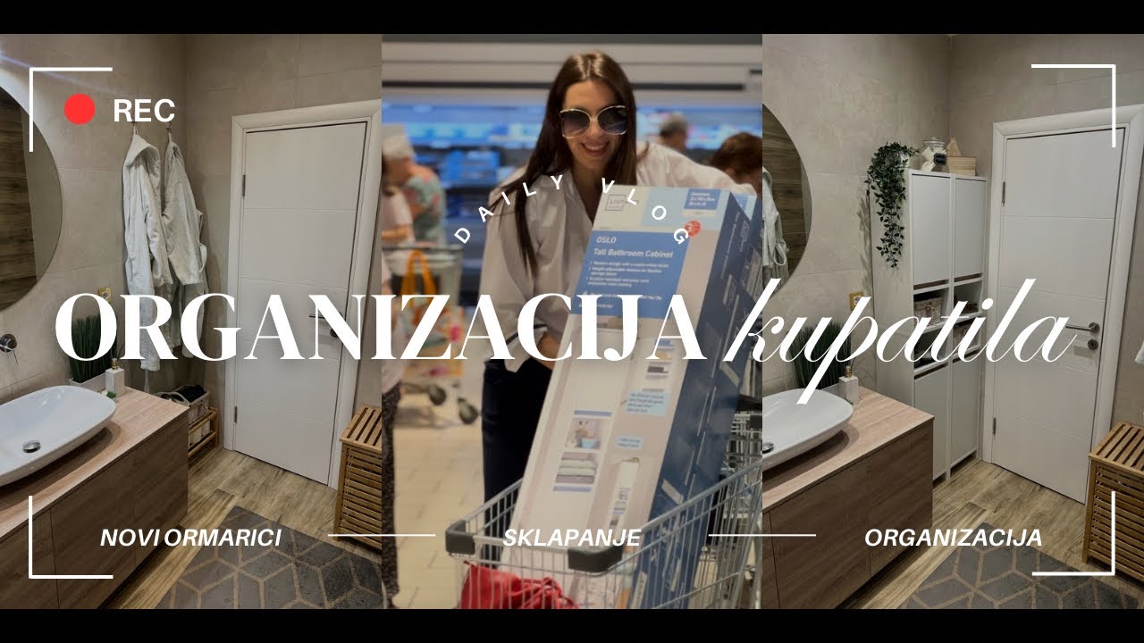 ORGANIZACIJA KUPATILA / Kupovina ormarića / organizacija #beforeandafter #homeprojects