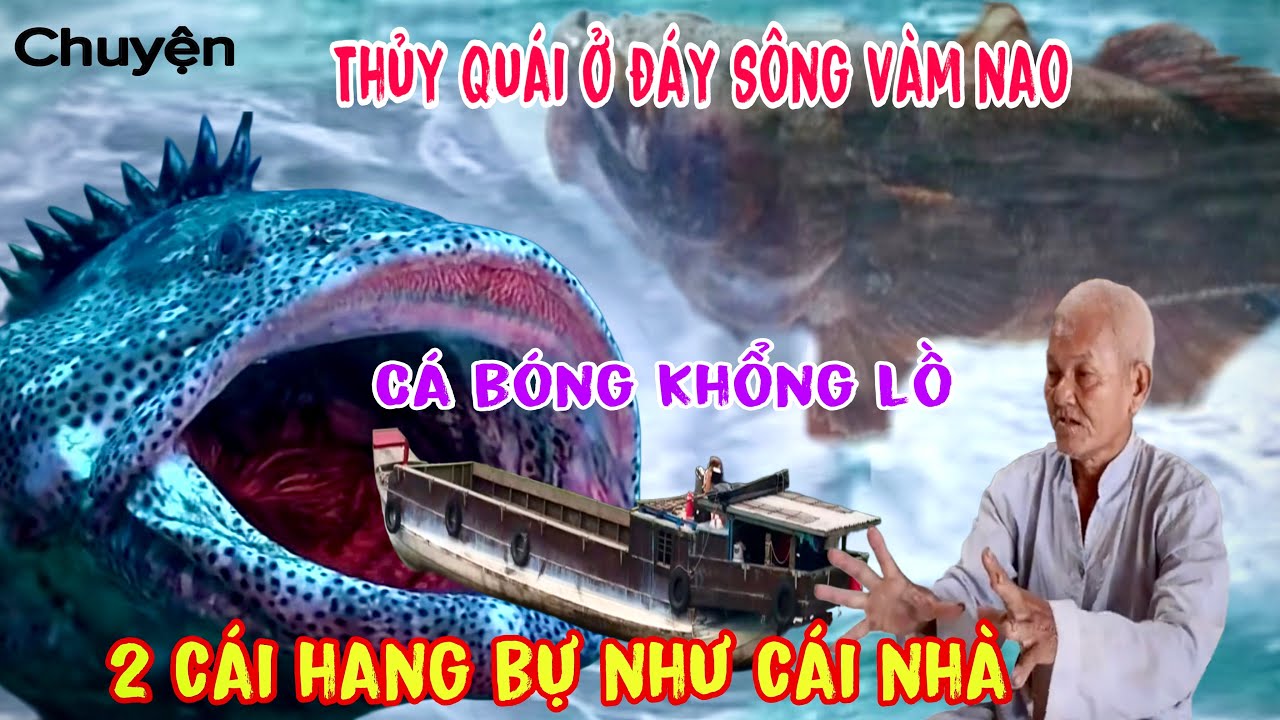 Thợ lặn Sông Vàm Nao chuyện Bí ẩn Cá bóng khổng Lồ và Thủy Quái canh dữ ở đáy sông nơi bà cậu ngự