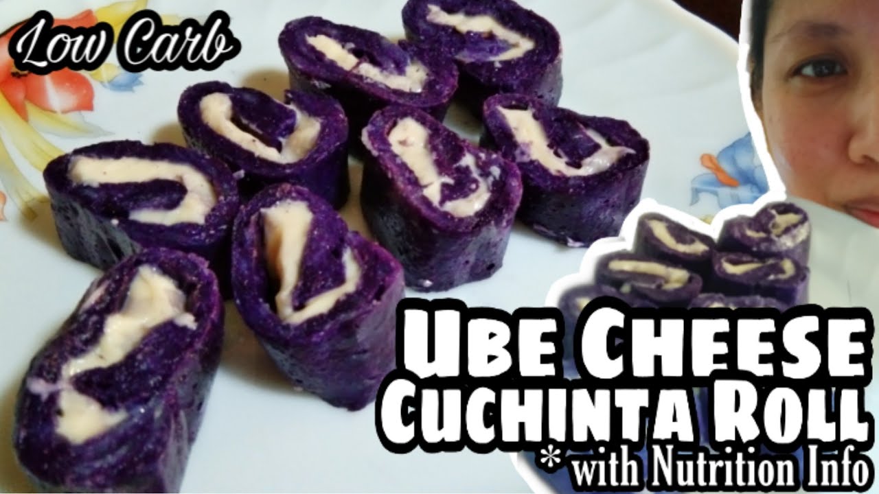 Low Carb LC Keto Ube Cheese Cuchinta Roll Easy Recipe with Macros LCIF Philippines | Misis B's Cube